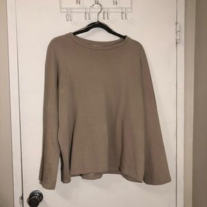 Beige top from Zara